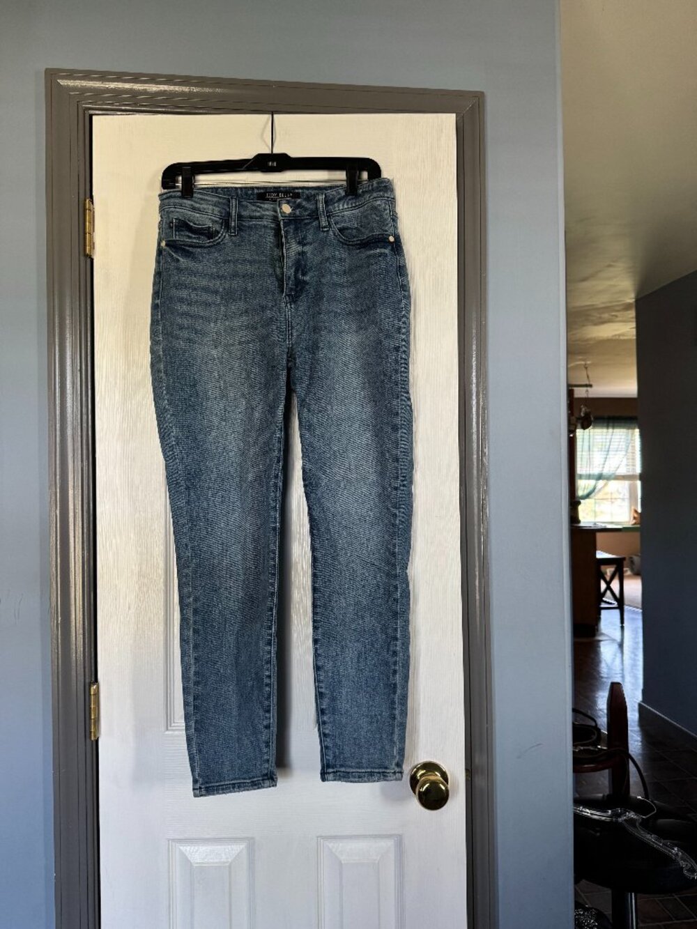 Judy Blue Size 9/29 Denim 5 Pocket Relaxed Fit Straight Leg Jeans JB88262 EUC